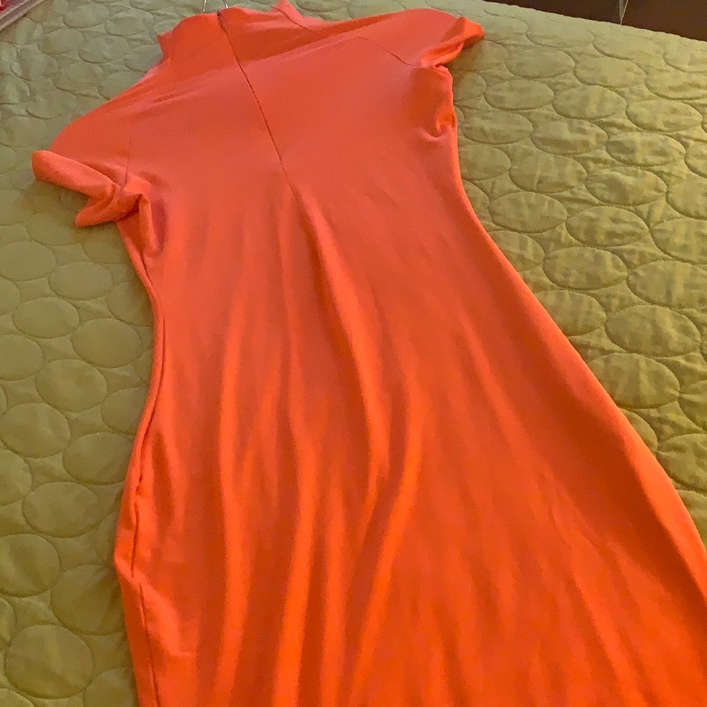 Sporty Orange Dress